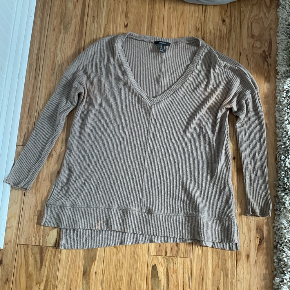 Forever 21 tan sweater